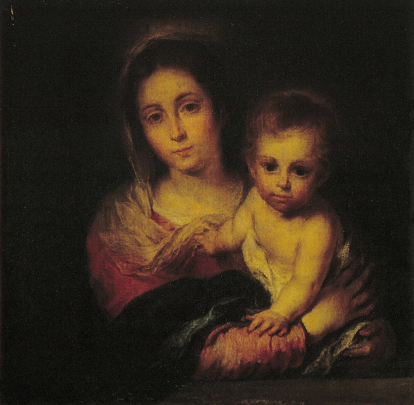 Bartolomé Esteban Murillo - 277, Madonna col Bambino, Museum of Fine Arts of Seville, Siviglia